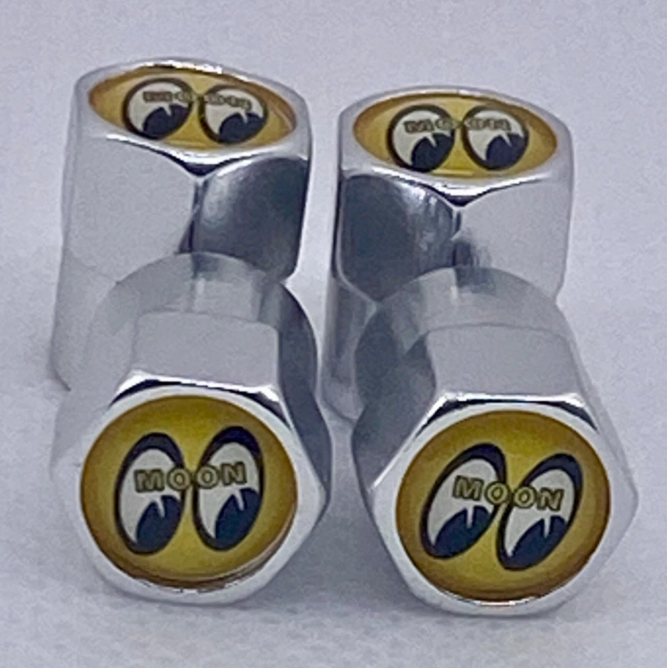 Колпачки штока клапана шины колеса VW Moon eye хромированное издание Beetle Bug кабриолет - Изображение 2 из 4