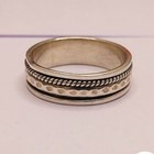 Super 925 Sterling Silver Spinner Ring Handmade Jewelry Gift For christmas A-567