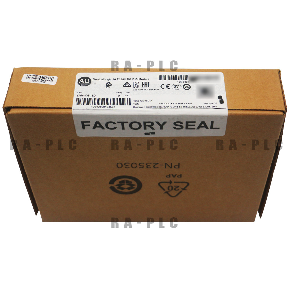 1756-OB16D ControlLogix 16 Pt 24V DC D/O Module New Allen Bradley1756OB16D