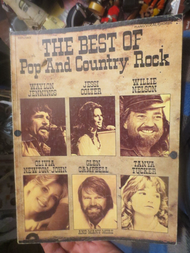 1976 Best of Pop and Country Rock Songbook 27 Songs Waylon Willie ...
