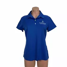 Nike Golf Dri-Fit Polo Shirt Womens M Parker University Bright Blue