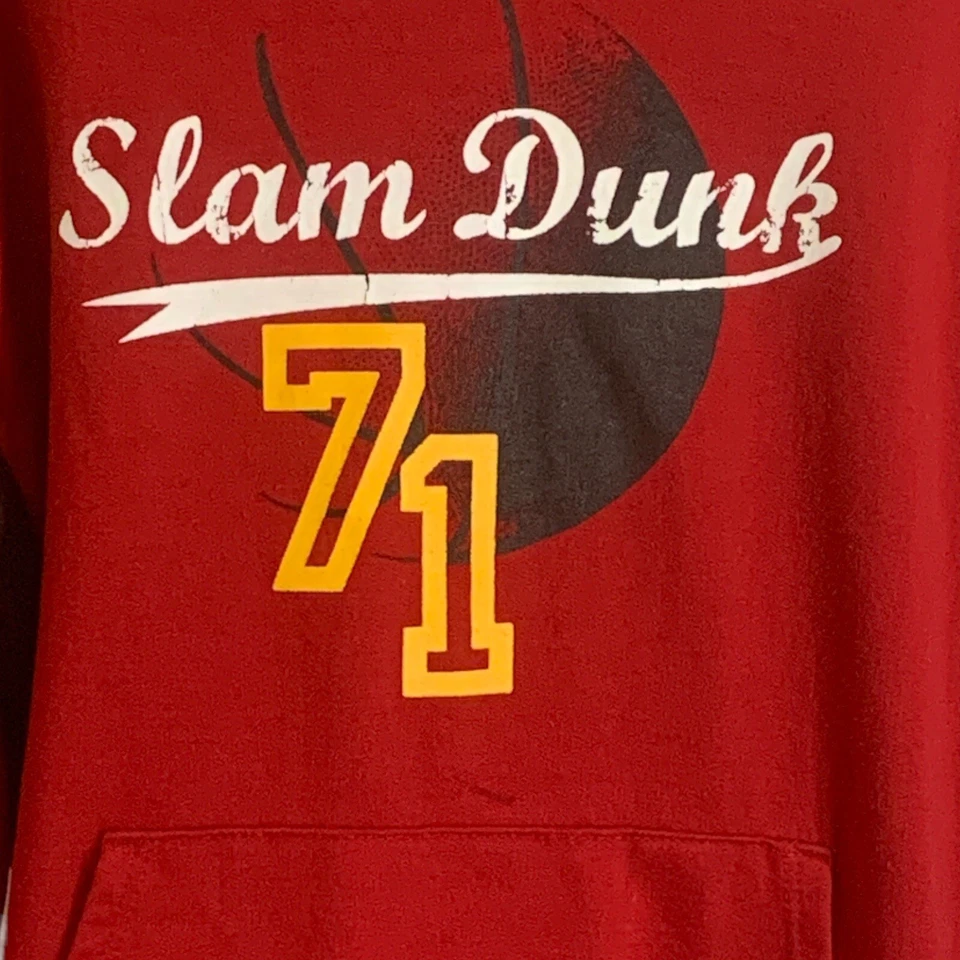 Suéter ligero de manga larga rojo y negro Starter Boys talla 6-7 Foto 3 de 4