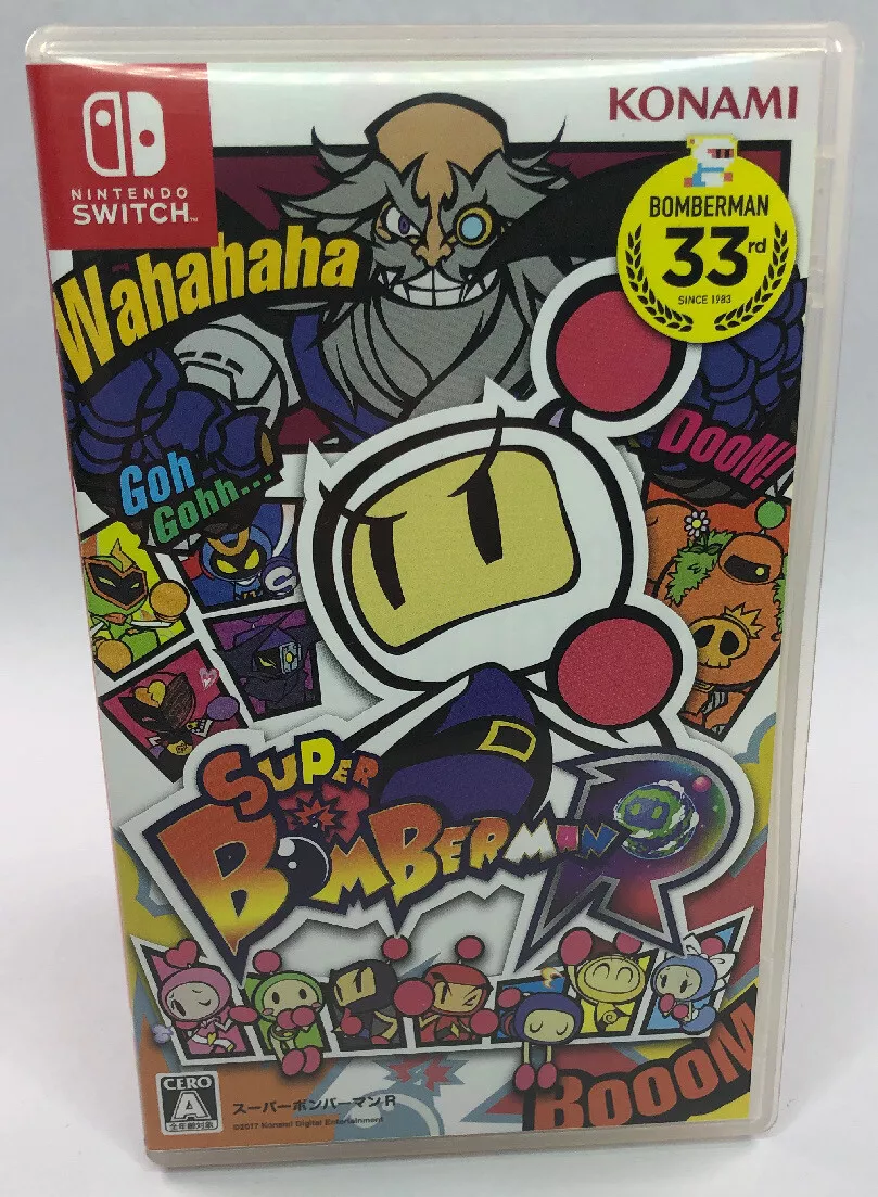 Konami Super Bomberman R Nintendo Switch Used