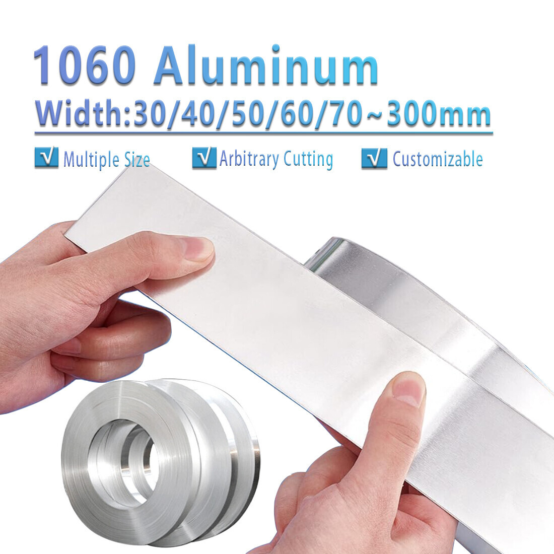 Aluminum Foil Plate Strip Thick AI Band Widths 30~300mm