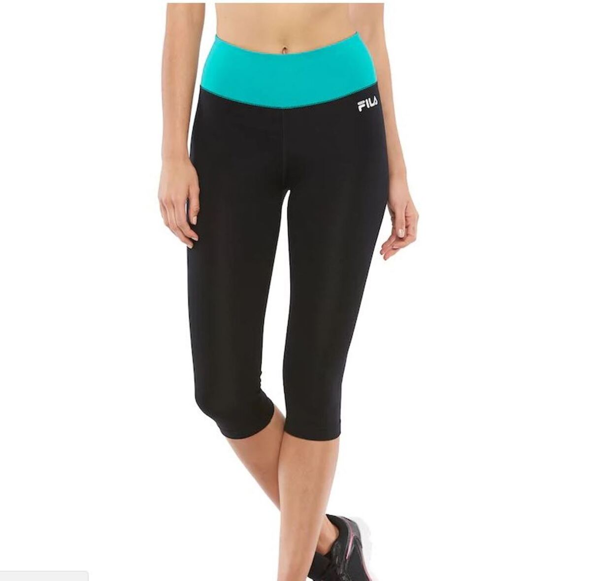 FILA SPORT Women's High Waist Capri Skimmer Leggings Exercise Yoga S-XL New  $40
