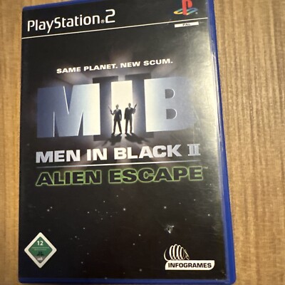 MIB - Men in Black - Alien Escape - Sony Playstation 2 - PS2 - 