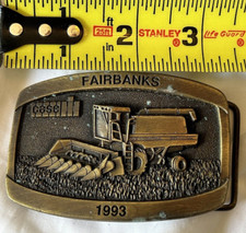 Fairbanks 1993 Vintage Belt Buckle Case Corporation - Pre-owned
