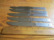 5 Carbon Steel Knife Blade Blank Blank's NOS Colonial Knife USA