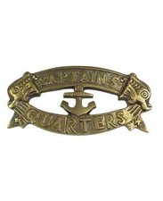 Captain Quarters Sign Nautical Plaque Ship Boat Sign Wall D cor