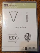 Stampin Up Party This Way Stamp Set Retired NWT