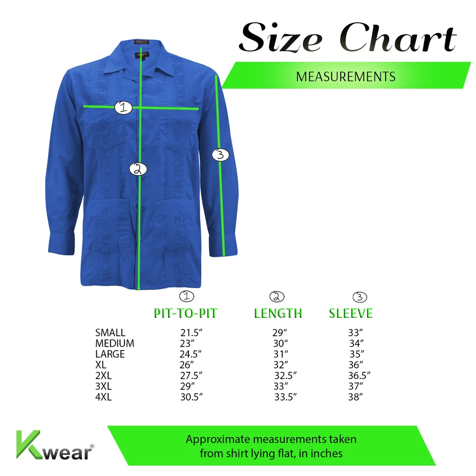 Camisa de vestir informal bordada de playa cubana con botones manga larga Guayabera para hombre Foto 2 de 2