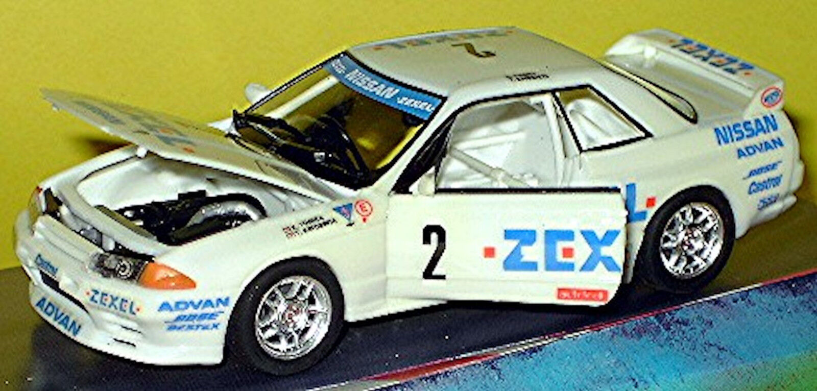 Nissan Skyline GT-R Zexel 2 JGTC 1998 weiß white 143 Rosso