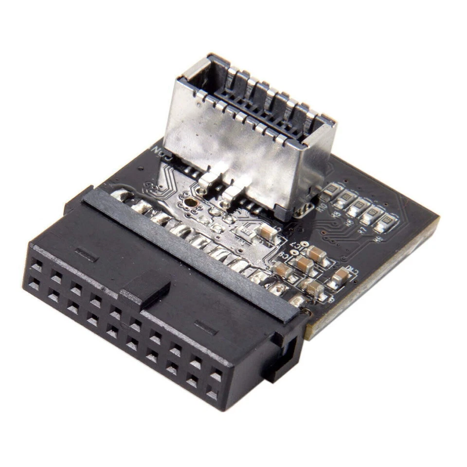 Front Panel Socket USB 3.1 to USB 3.0 20Pin Header Male Extension Adapter - Image 4 of 4