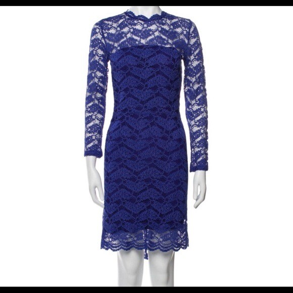 alexis blue lace dress Cobalt Large Ladies dresses