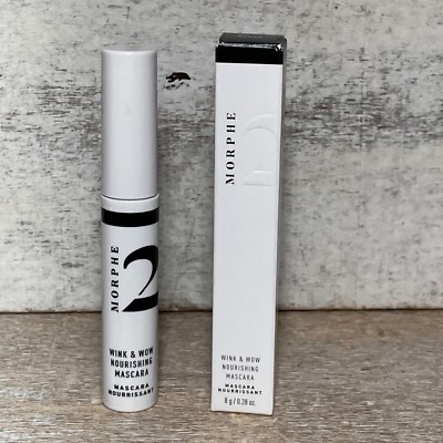 Morphe 2 Wink & Wow Nourishing Mascara Black Lengthening 8g/0.28oz Brand New
