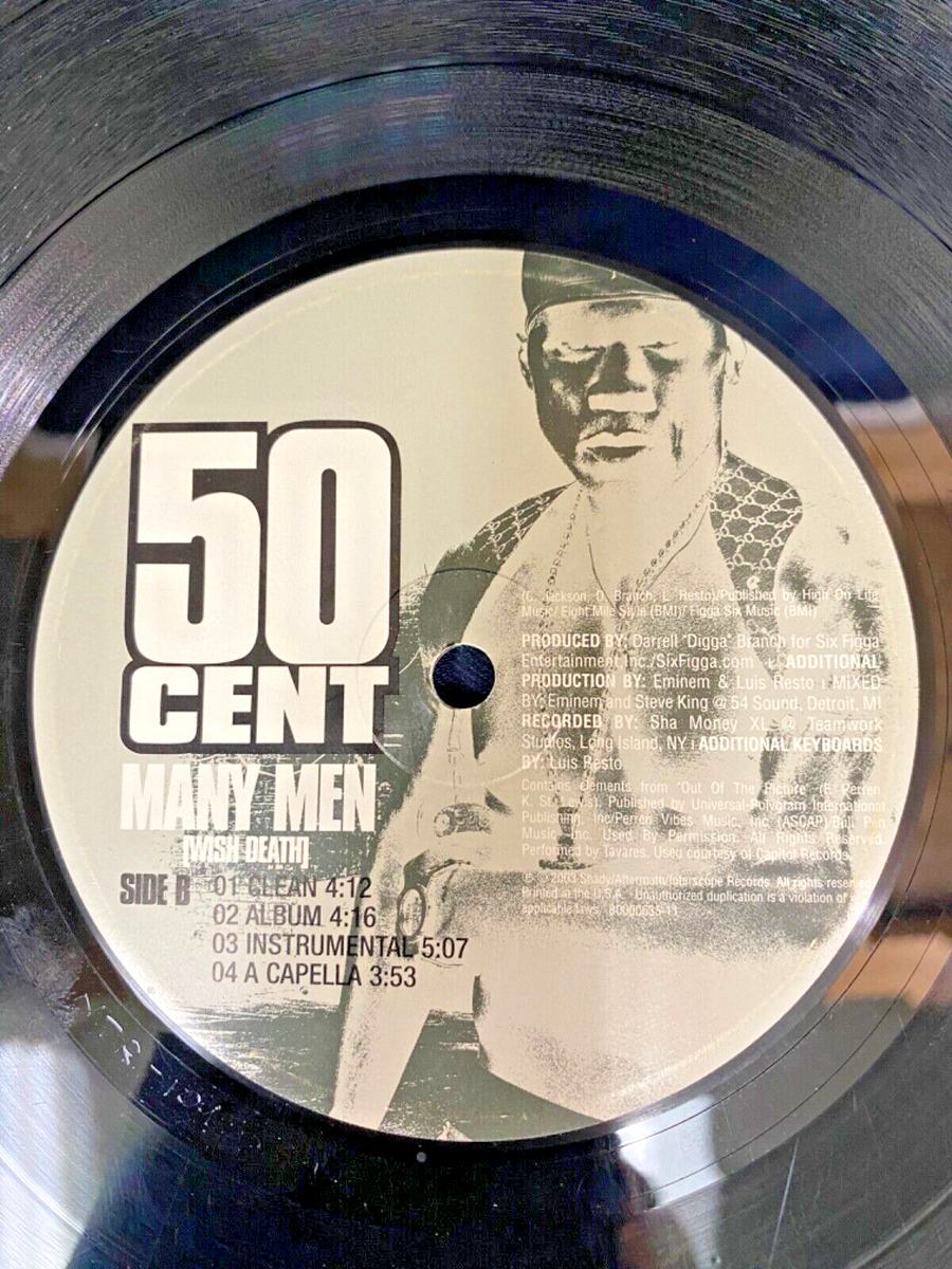 50 Cent - 21 Questions Feat. Nate Dogg - Record - Single LP 50 Cent - 21 Questions Feat. Nate Dogg - Record - Single LP