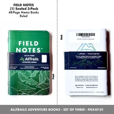 Field Notes AllTrails - Ruled Adventure Books (New - SEALED) All Trails