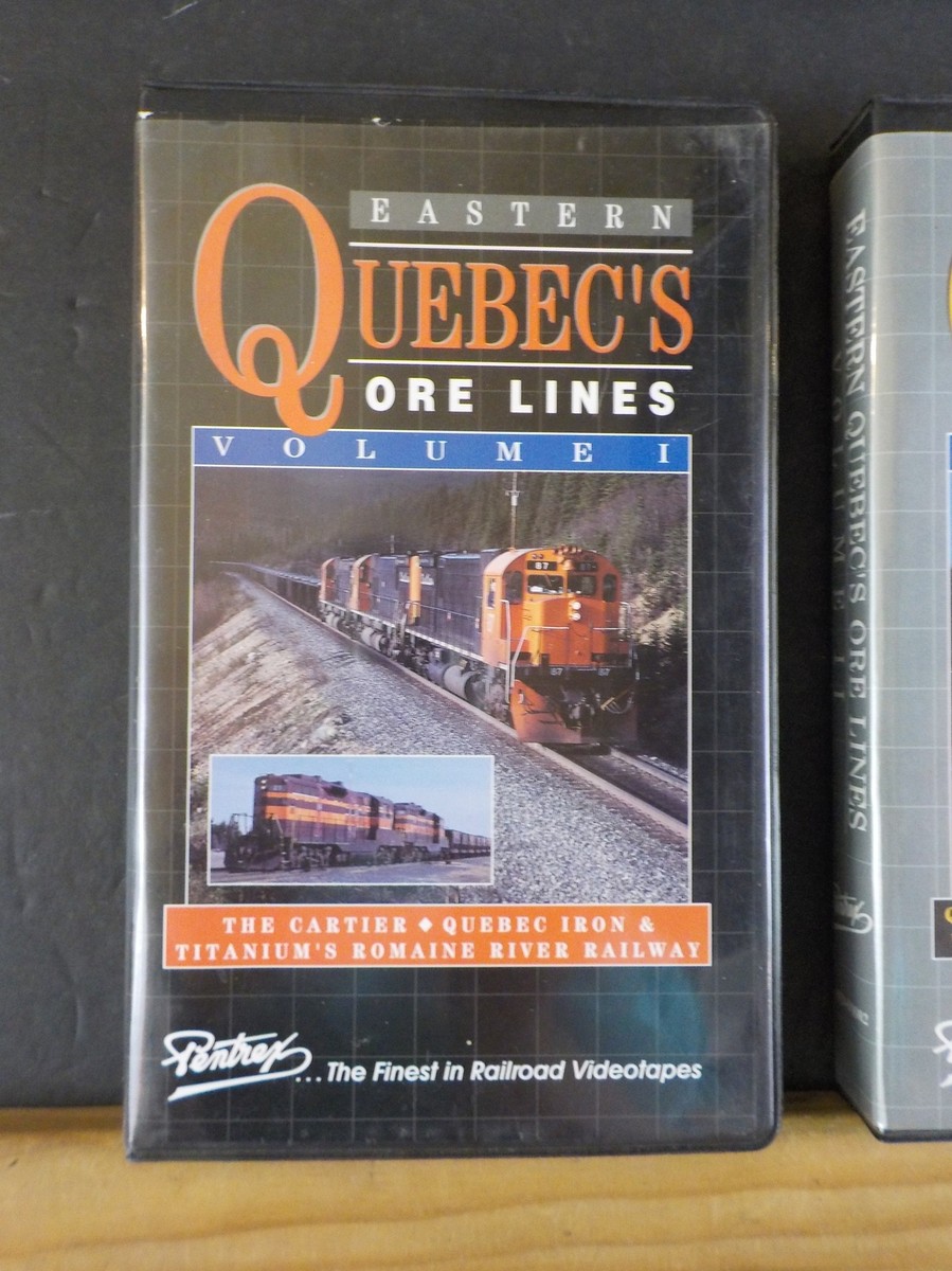 VHS Eastern Quebec's Ore Lines Volume ! & 2 VHS | eBay
