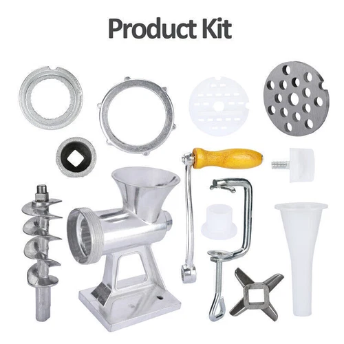 Heavy Duty Meat Grinder Mincer Stuffer Manual Sausage Filler Sauce Maker Machine - Picture 12 of 12