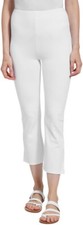 Lysse Britt Stretch Twill Ankle Legging/Pant , White , Size M