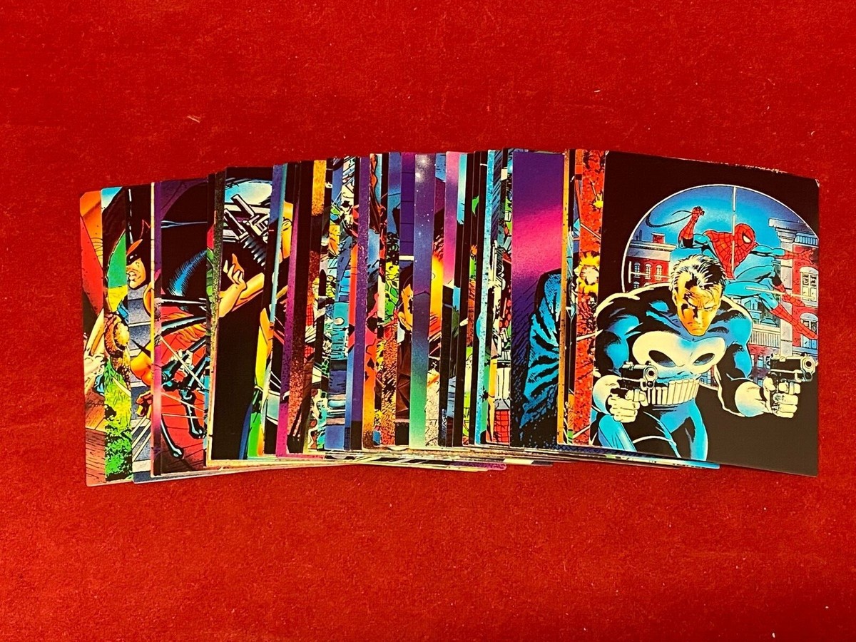 Punisher War Journal Entry Trading Cards Complete Set 1-90 Marvel