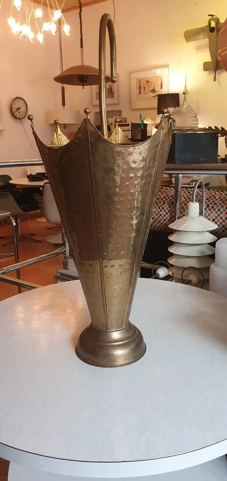 Regenschirmständer Mid Century Design. 60er. Messing. Umbrella stand. Noch... - Bild 2 von 3