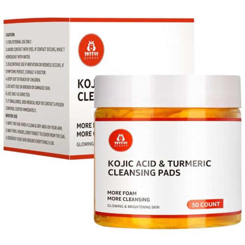 Brightening Turmeric Kojic Acid Cleansing Facial Exfoliating Face Glow Cleanser