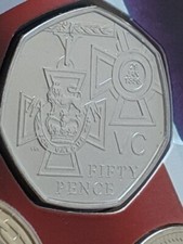 2006 BUNC 50p Victoria Cross VC Medal Fifty Pence Coin Brilliant Uncirculated