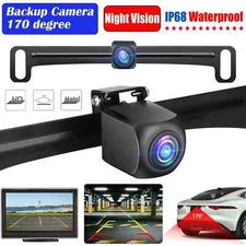 Car Rear View Camera Reverse Backup Camera Night Vision License Plate Waterproof