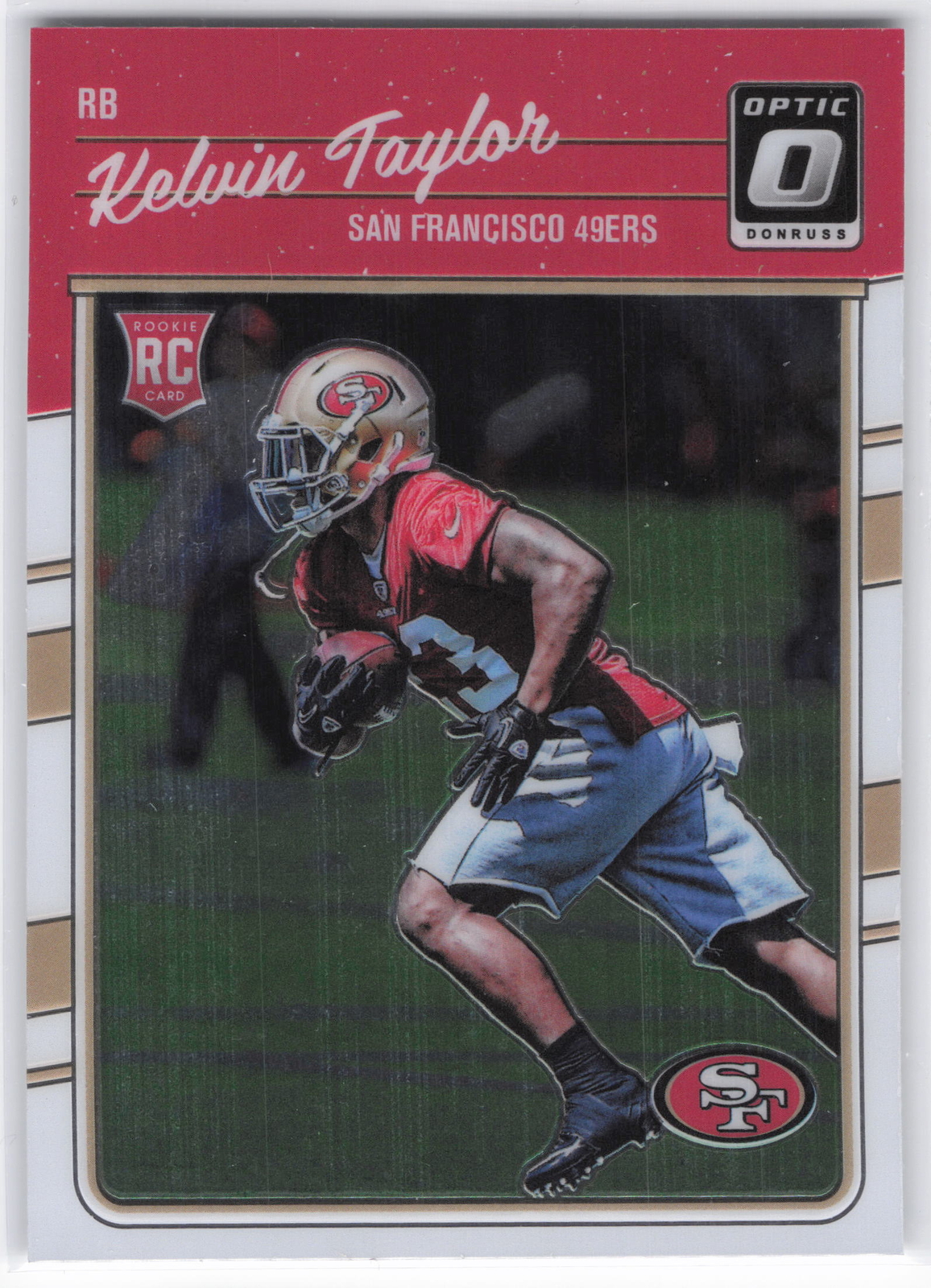 Kelvin Taylor Panini Donruss Optic #139 Base
