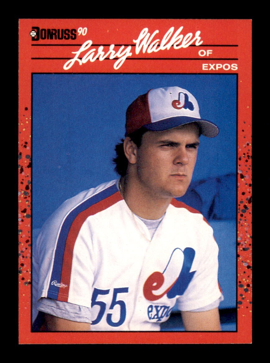 1990 Donruss - Larry Walker #578 (RC) Montreal Expos Rookie