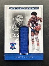 2016 National Treasures Basketball Julius Erving Patch SSP 14/30🔥