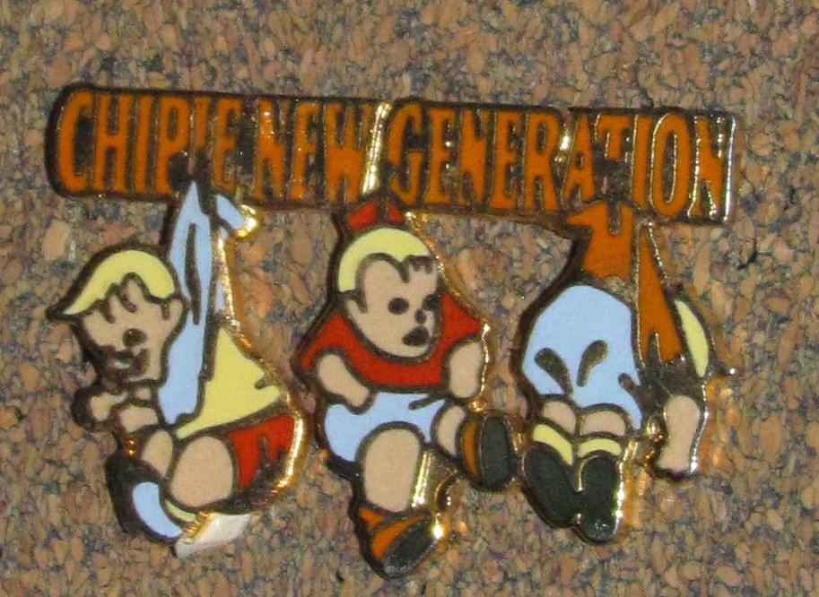 D25 RARE HIGH QUALITY PIN CHIPIE NEW GENERATION KID 