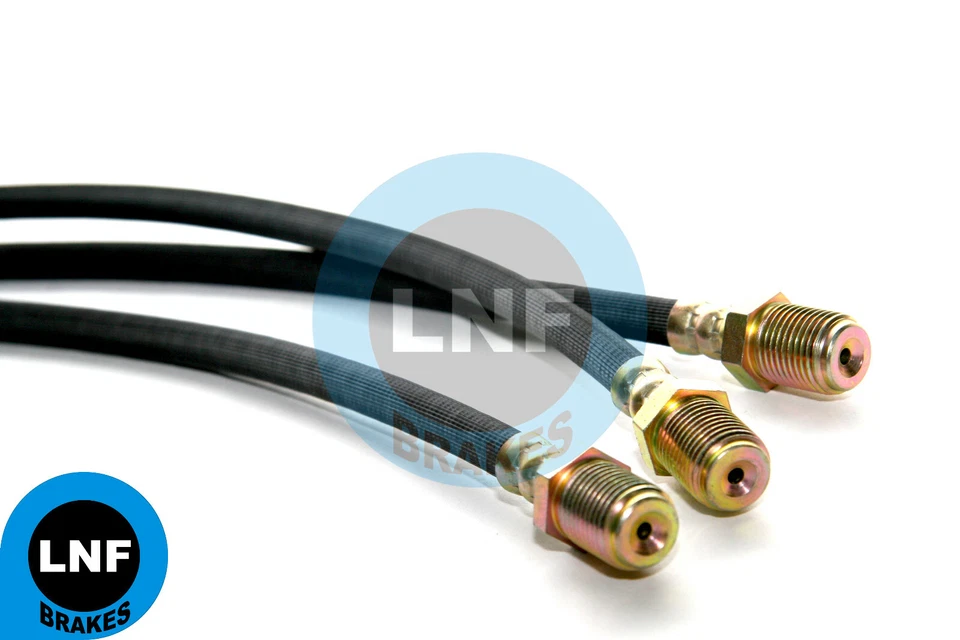 MANGUERA FRENO X3 DELANTERA TRASERA CASTAÑO ROJIZO MODELO 8-100 101 12-160 165 1250 32 33 1932 1933 Foto 4 de 4