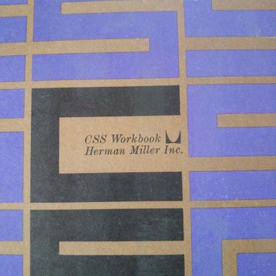 HERMAN MILLER INC CSS WORKBOOK 1962 | eBay