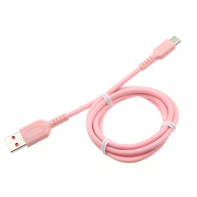 For Galaxy Z Flip/3/4/5 Pink 3ft USB-C Cable Charger Cord Power Wire Type-C