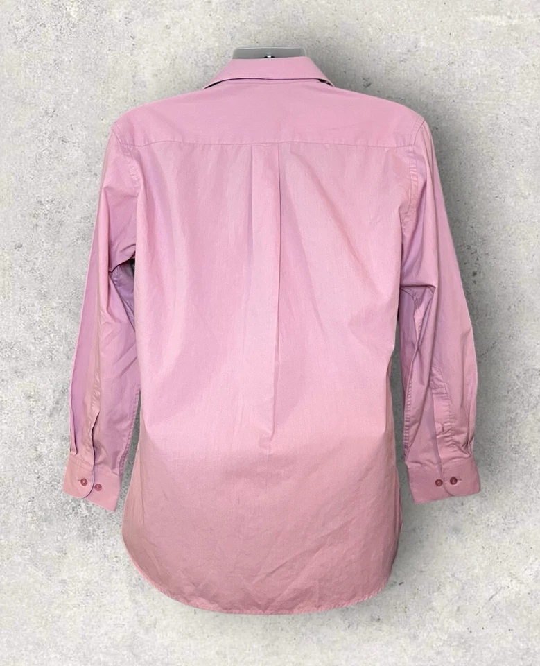 Camisa de vestir Adolfo rosa abotonada para hombre talla 15 15 1/2 Foto 2 de 4