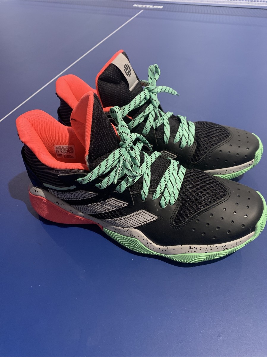 Adidas James Harden Stepback J Basketball Shoes Black Orange - Main Image