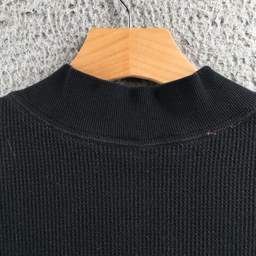 Eddie Bauer Henley Sweatshirt Mens 2XL Black Cotton Blend Long Sleeve Pullover - Picture 9 of 13
