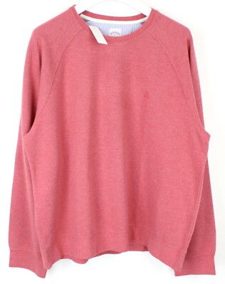 BROOKS BROTHERS Sweatshirt Herren 2XL Melange Raglanärmel Rundhalsausschnitt