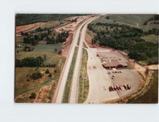 Postcard Aerial View Beckley Service Area West Virginia Turnpike West Virginia