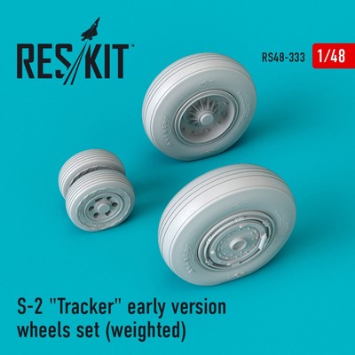 Grumman S-2 Tracker Early Weighted Wheels 1/48 ResKit RS48-0333