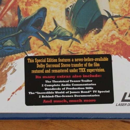 JAMES BOND 007 THUNDERBALL LASERDISC DELUXE BOX SET THX [NEW SEALED] ULTRA RARE - Image 2 of 4