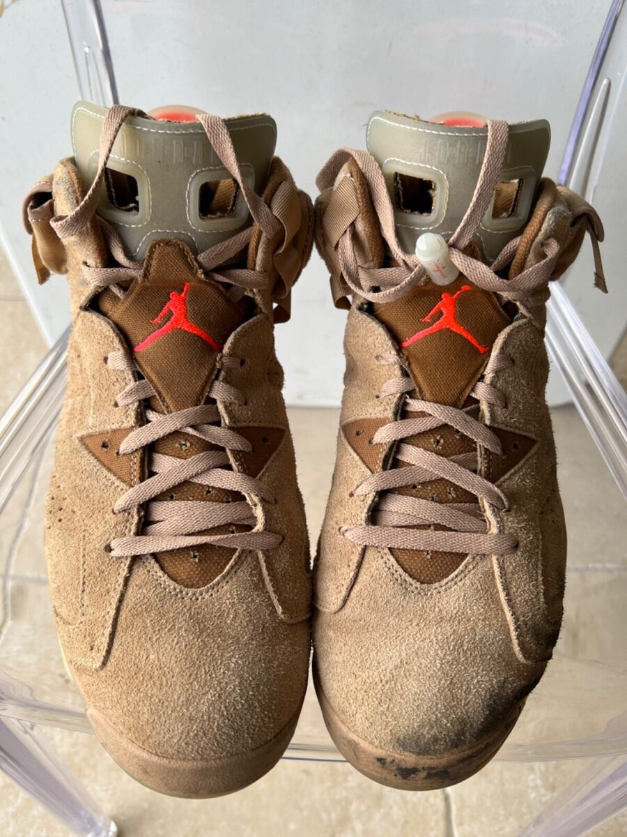 Size 11.5 - Jordan 6 Retro x Travis Scott Mid British Khaki Size 11.5 - Jordan 6 Retro x Travis Scott Mid British Khaki