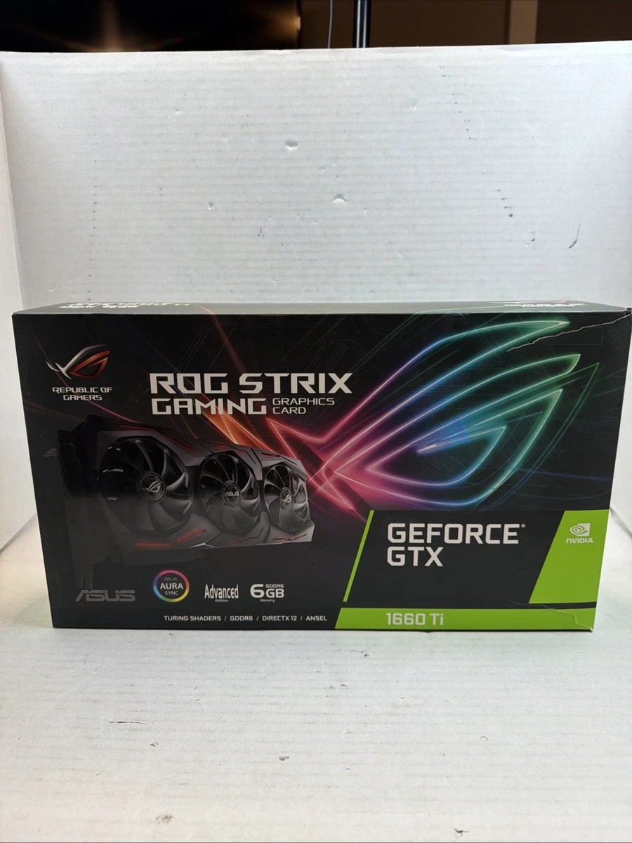 NVIDIA GeForce GTX 1660 NVIDIA 6 GB Memory Computer Graphics Cards