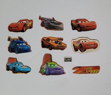 Set of 10 Disney Pixar Cars magnets collectible Lightning McQueen