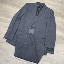 John Varvatos USA Gray 2 Pc Suit Sz 40L/33L Bleecker Formal NEW