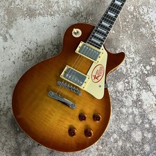 Fast Shipping U.S Custom LP Brown Electric Guitar HH Pickups Chrome Parts