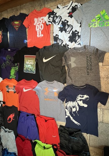 Huge Lot Boys Size Small Clothes Shirts Pants Swim Nike~Under Armour~TCP~Carters - Picture 19 of 22