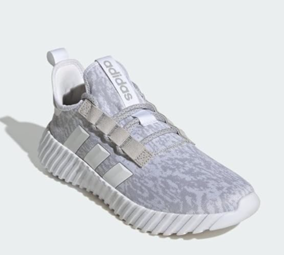 SAOLA Scarpe sneakers uomo Athleisure Adidas Kaptir 3.0 taglia 11 bianco grigio casual vestibilità ampia